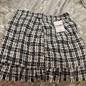Plaid mini skirt